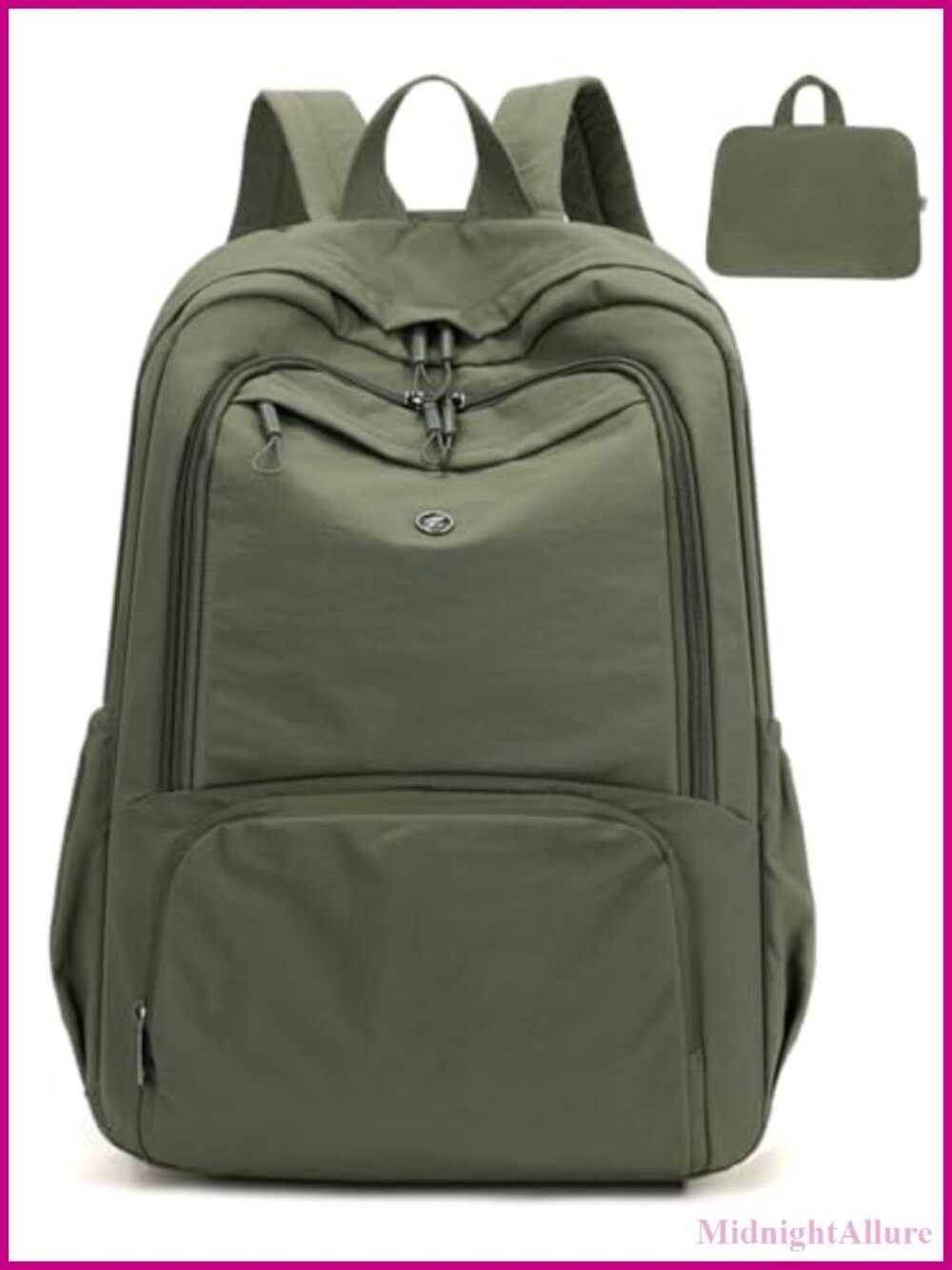 Foldable Travel Backpack Purse Lightweight Nylon Carry On Daypack